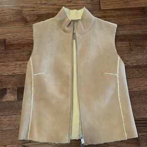 Michael Kors suede leather vest